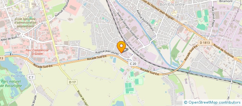 localisation de l'entreprise RB IMMO  BOE