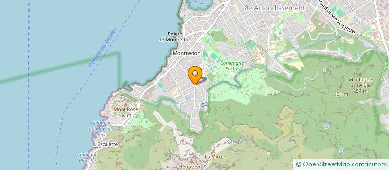 localisation de l'entreprise RB IMMO MONTREDON à MARSEILLE