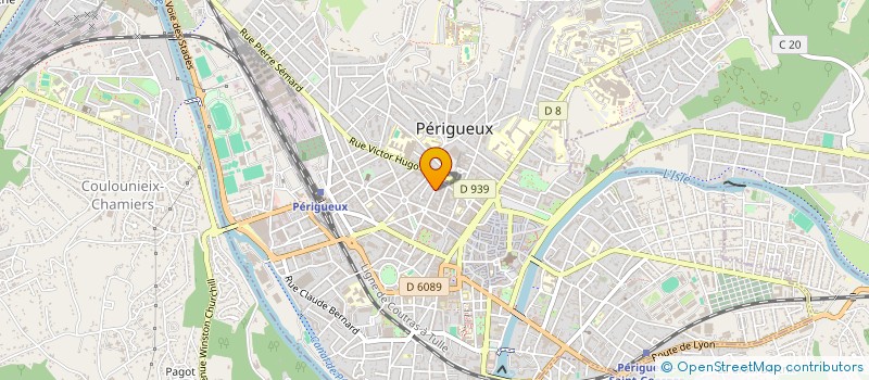 localisation de l'entreprise RB IMMOBILIER à PERIGUEUX