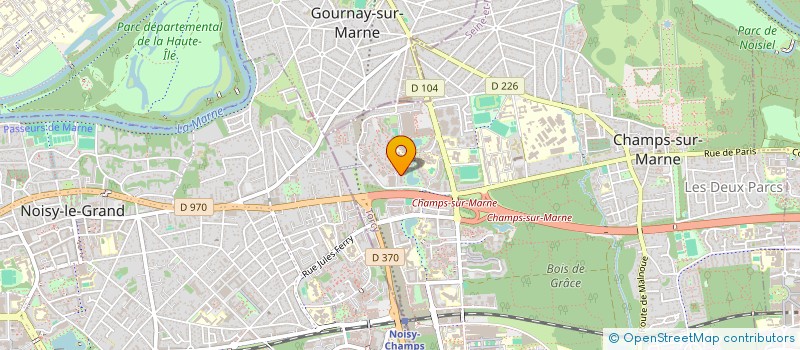 localisation de l'entreprise RB IMMOBILIER  CHAMPS-SUR-MARNE