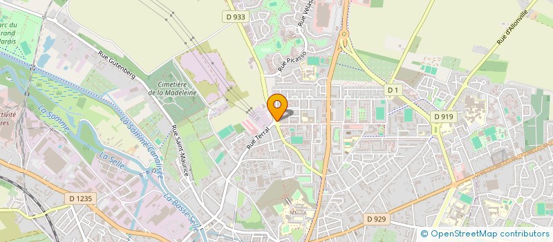 localisation de l'entreprise RB IMMOBILIER à AMIENS