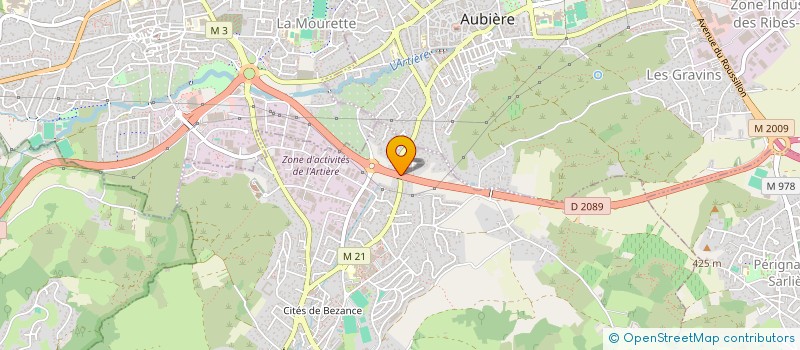 localisation de l'entreprise RB IMMOCINQ  ROMAGNAT