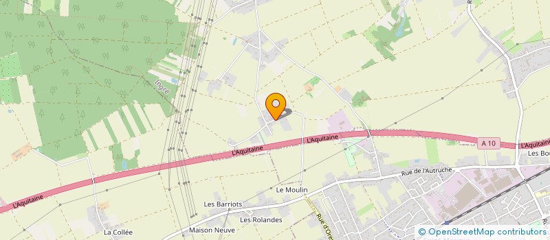 localisation de l'entreprise RB INGENIERIE à INGRE