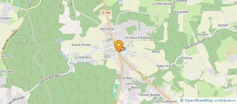 localisation de l'entreprise RB INVEST  CAMORS