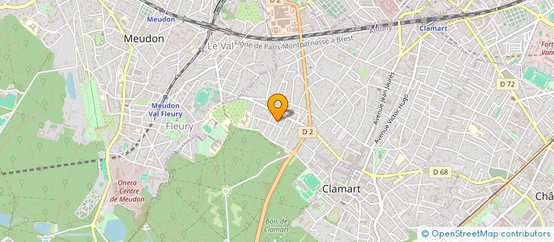 localisation de l'entreprise RB INVEST à CLAMART