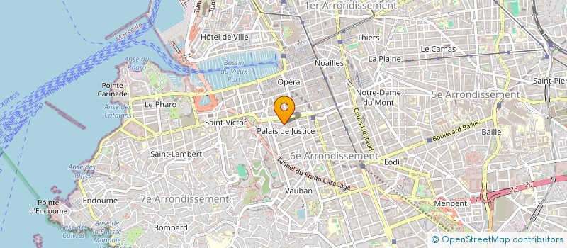 localisation de l'entreprise RB INVEST à MARSEILLE