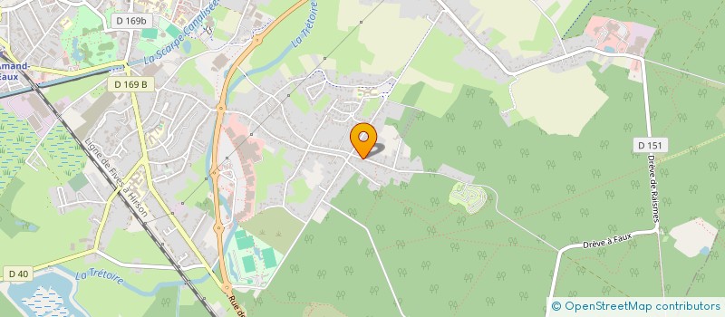 localisation de l'entreprise RB INVEST  ST AMAND-LES-EAUX