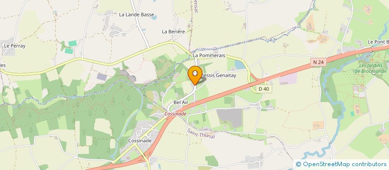 localisation de l'entreprise RB INVEST HOLDING  BREAL-SOUS-MONTFORT