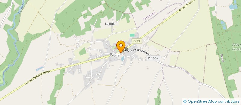 localisation de l'entreprise RB METALLERIE  PAJAY