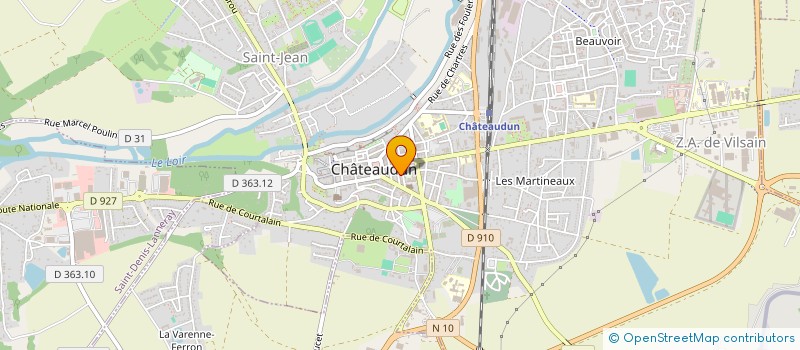 localisation de l'entreprise RB.N SHOP à CHATEAUDUN