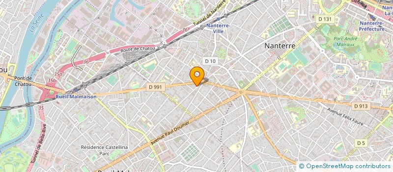 localisation de l'entreprise RB NETTOYAGE à NANTERRE