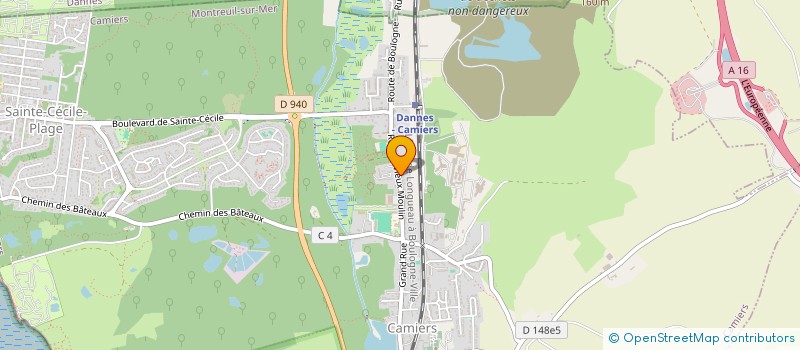 localisation de l'entreprise RB OPALE  CAMIERS