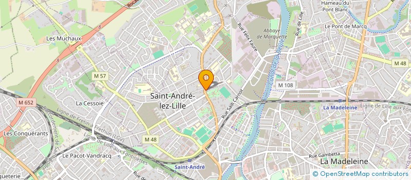 localisation de l'entreprise RB OPTICIENNES à SAINT-ANDRE-LEZ-LILLE