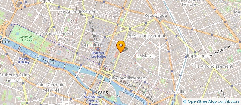 localisation de l'entreprise RB OR à PARIS