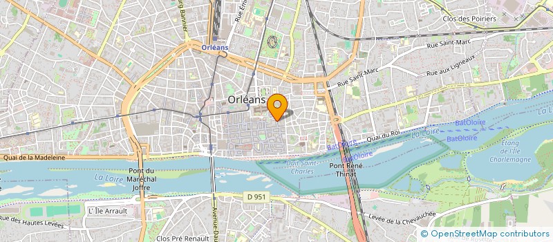 localisation de l'entreprise RB ORGANISATION à ORLEANS