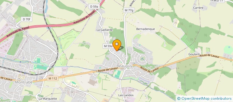 localisation de l'entreprise RB PAYSAGES & SERVICES  BEAUPUY