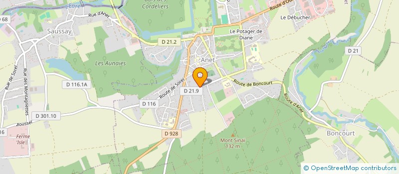 localisation de l'entreprise RB PERFORMANCE  HOUDAN