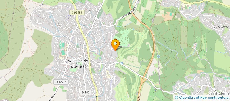 localisation de l'entreprise RB-PREV  SAINT-GELY-DU-FESC