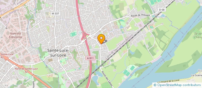localisation de l'entreprise RB RECRUTEMENT à NANTES