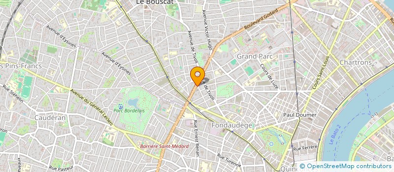 localisation de l'entreprise RB RESTAURATION  BORDEAUX