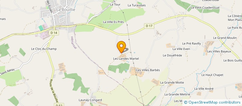 localisation de l'entreprise RB SCI  HENANBIHEN