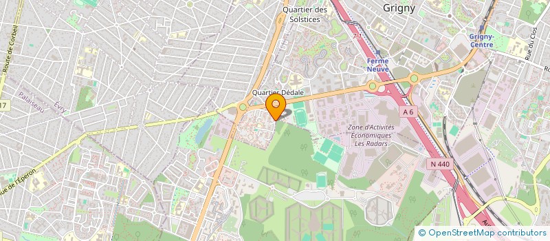 localisation de l'entreprise RB SERVICE à GRIGNY