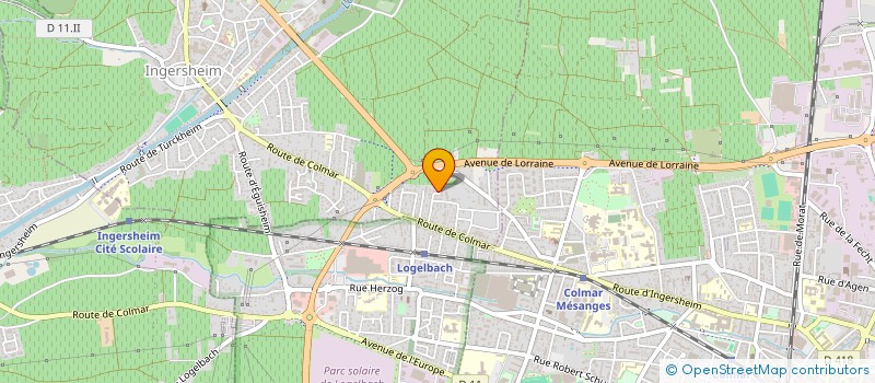 localisation de l'entreprise RB SOCCER  INGERSHEIM