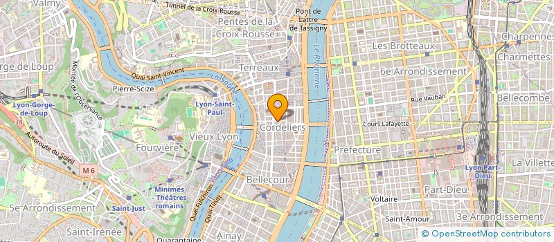 localisation de l'entreprise RB SOCIETE à LYON