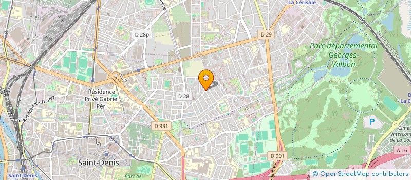 localisation de l'entreprise RB TRANS à SAINT-DENIS