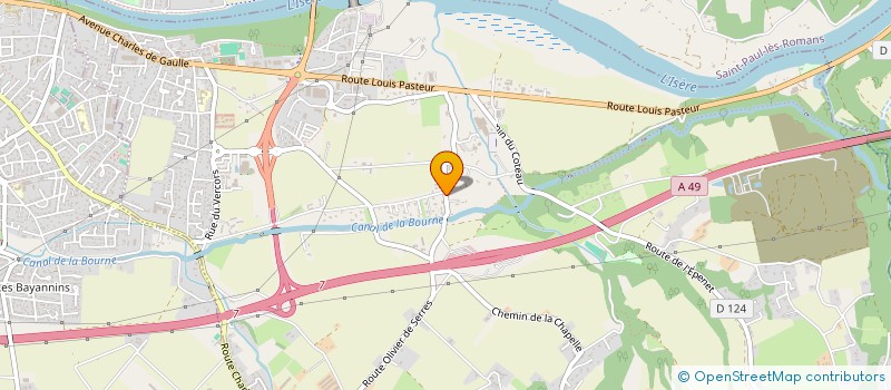 localisation de l'entreprise RB UP IMMO  CHATUZANGE-LE-GOUBET