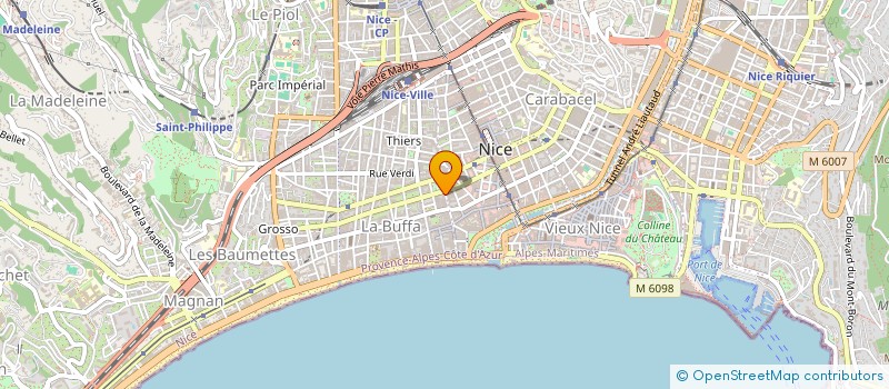 localisation de l'entreprise RB VIN à NICE