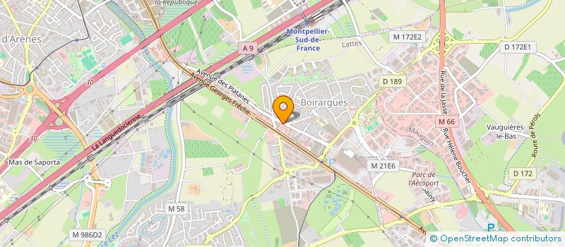 localisation de l'entreprise RB01 à LATTES