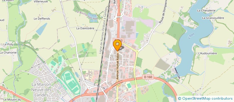 localisation de l'entreprise RB2 à LA ROCHE-SUR-YON
