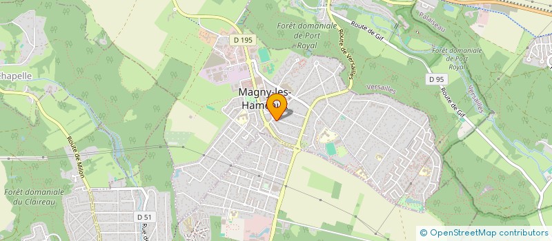 localisation de l'entreprise RB2A IMMO  MAGNY-LES-HAMEAUX