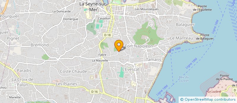 localisation de l'entreprise RB2C à LA SEYNE-SUR-MER
