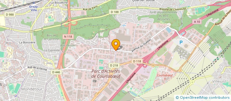 localisation de l'entreprise RB2J à VILLEBON-SUR-YVETTE