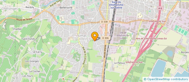 localisation de l'entreprise RB6  LIMAS