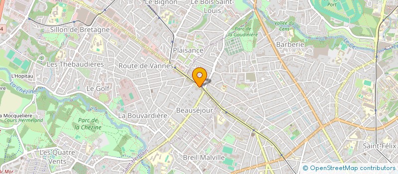 localisation de l'entreprise RBA  SAINT-HERBLAIN