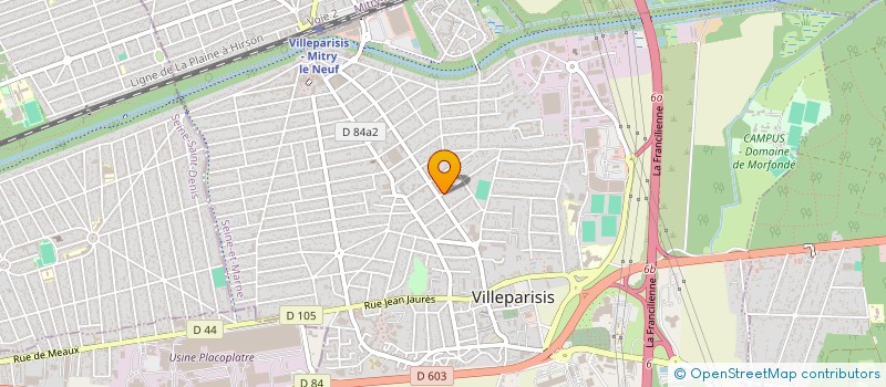 localisation de l'entreprise RBA à VILLEPARISIS