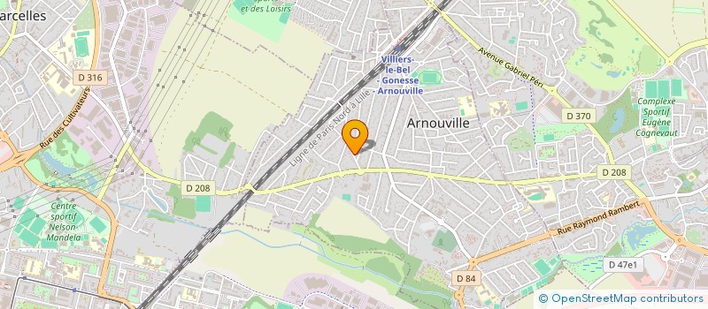localisation de l'entreprise RBA SASU à ARNOUVILLE
