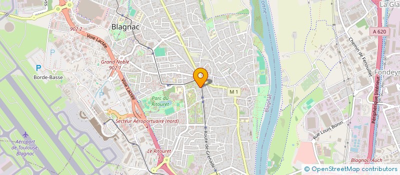 localisation de l'entreprise RBAC à BLAGNAC