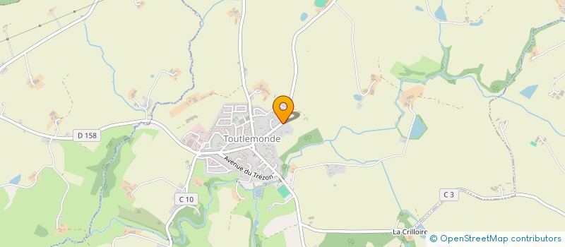 localisation de l'entreprise RBALEZEAU  TOUTLEMONDE