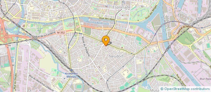 localisation de l'entreprise RBAND-PROD à STRASBOURG