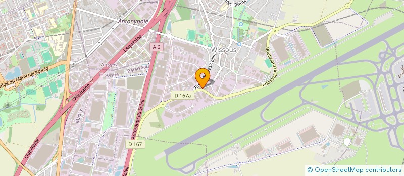 localisation de l'entreprise RBAT à WISSOUS