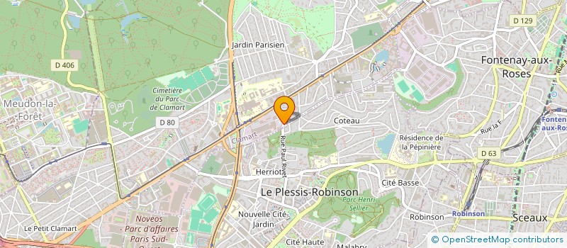 localisation de l'entreprise RBATPRO à CLAMART