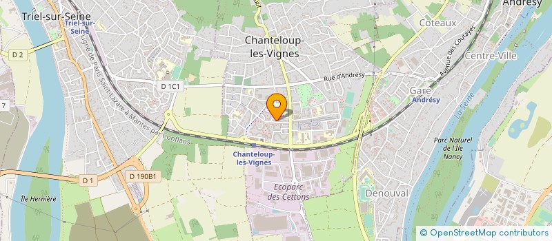 localisation de l'entreprise RBAY ETANCHE à CHANTELOUP-LES-VIGNES