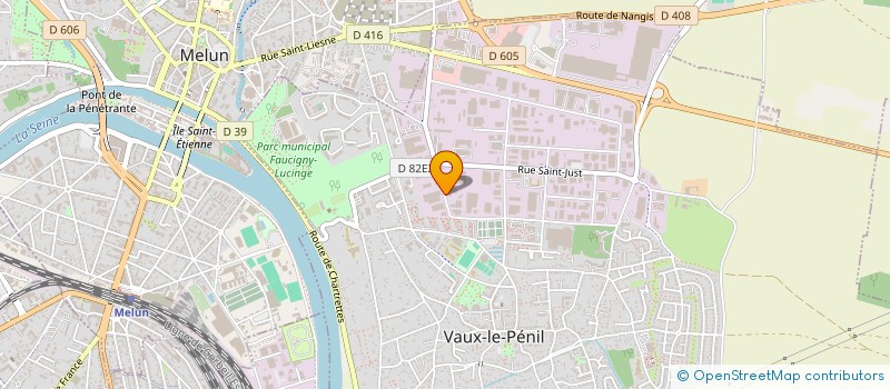 localisation de l'entreprise RBB à VAUX-LE-PENIL