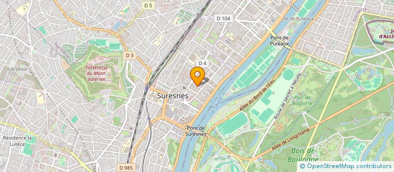 localisation de l'entreprise RBB RESTAURATION BOULOGNE BILLANCOURT à SURESNES