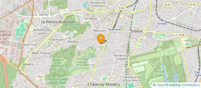 localisation de l'entreprise RBBC  CHATENAY-MALABRY