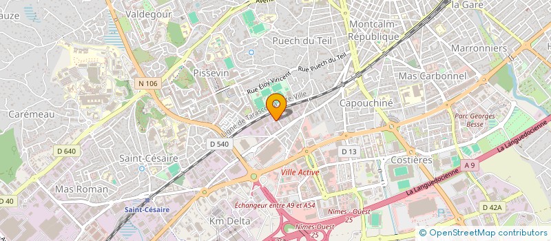 localisation de l'entreprise RBBS à NIMES